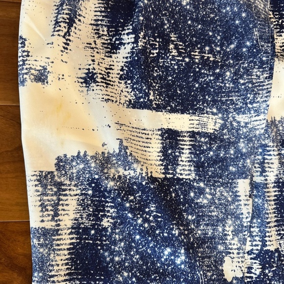 Cooper St Rise Up High-Neck Blue & White Dress size 12 - Picture 7 of 10